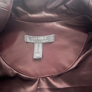 Lisa Rinna Collection Burgundy Jacket